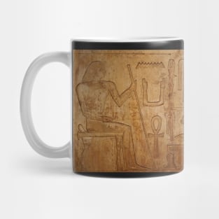 Egyptian hieroglyphs. British Museum, London Mug